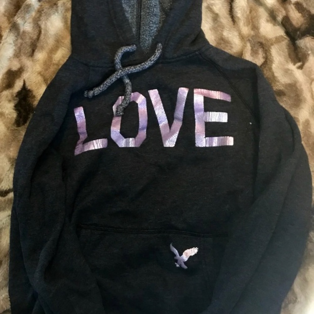 soft american eagle hoodie